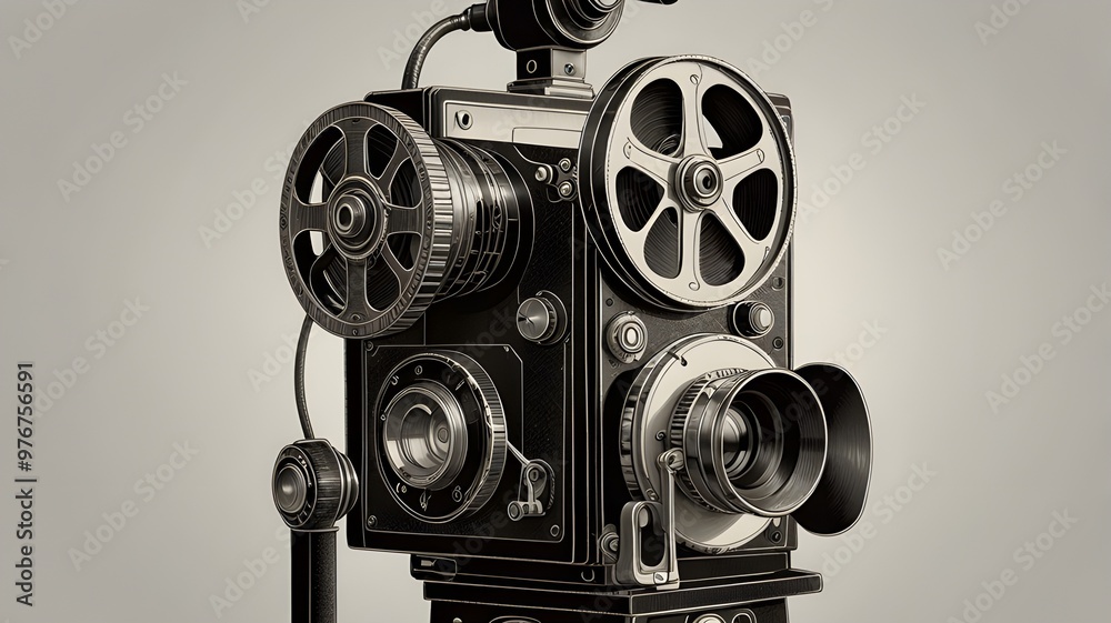 Obraz premium vintage 8mm projector