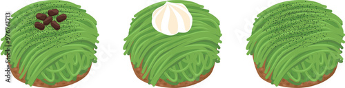 モンブラン抹茶ケーキ