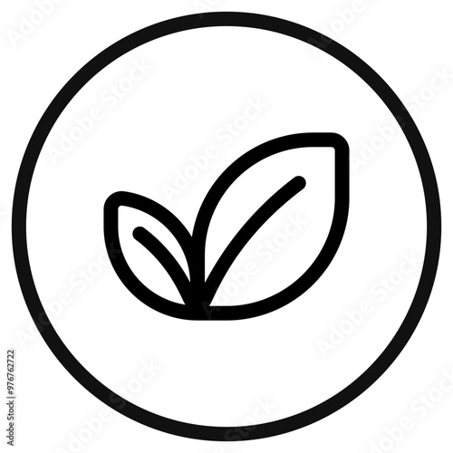 Editable tea leaves vector icon. Wellness, spa, relaxation. Part of a big icon set family. Perfect for web and app interfaces, presentations, infographics, etc