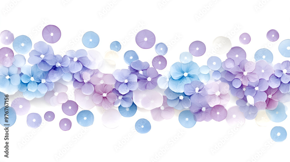 Delicate cluster of pastel flowers creating a soft and serene background ideal for spring designs or special occasions Delicate cluster of pastel flowers creating a soft and serene background ideal for spring designs or special occasions