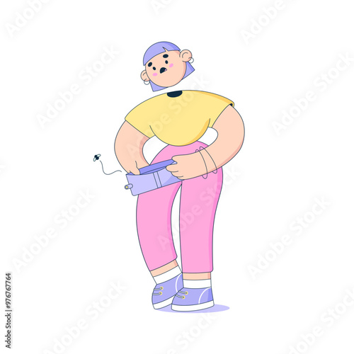 Woman with no money in her wallet