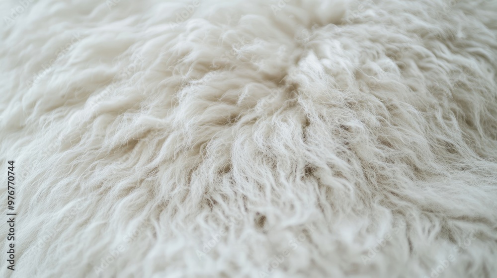 White Sheep Fur Close-Up, Soft Wool Texture for Textile and Natural Material Design White Sheep Fur Close-Up, Soft Wool Texture for Textile and Natural Material Design