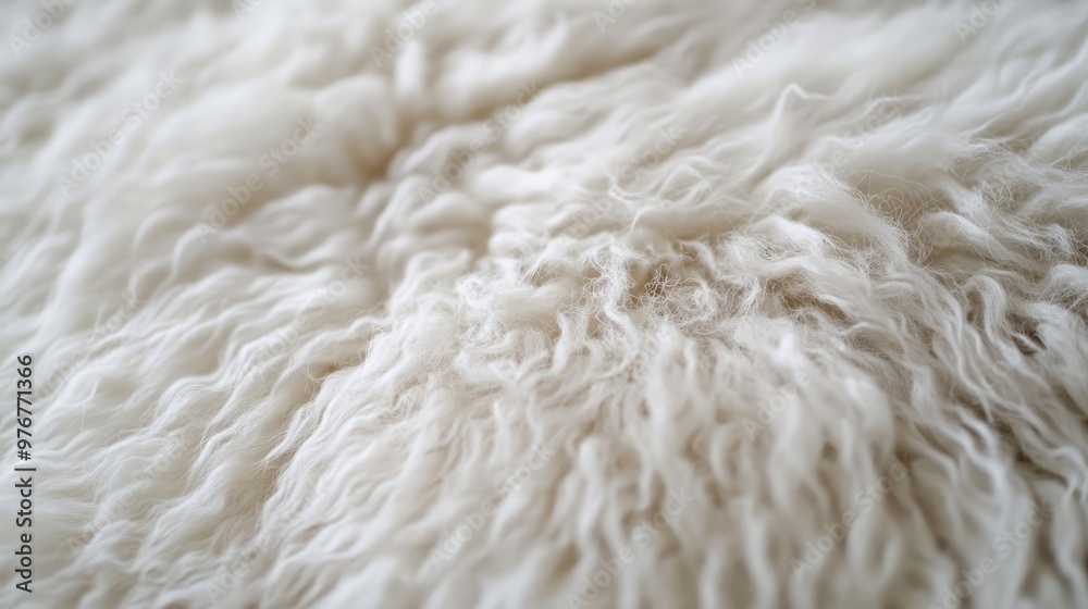White Sheep Fur Close-Up, Soft Wool Texture for Textile and Natural Material Design White Sheep Fur Close-Up, Soft Wool Texture for Textile and Natural Material Design