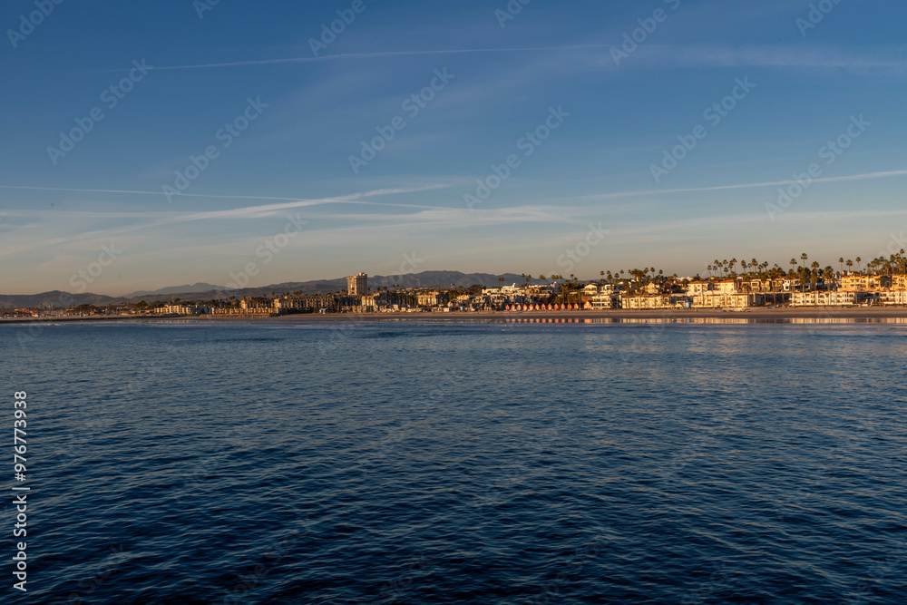 An overlooking landscape view of Oceanside, California An overlooking landscape view of Oceanside, California
