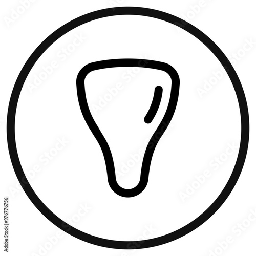 Editable incisor, tooth vector icon. Dentistry, healthcare, medical. Part of a big icon set family. Perfect for web and app interfaces, presentations, infographics, etc