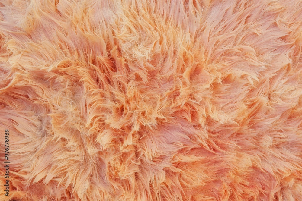 Fototapeta premium Orange fur texture