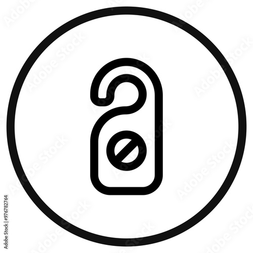 Editable door tag vector icon. Part of a big icon set family. Perfect for web and app interfaces, presentations, infographics, etc