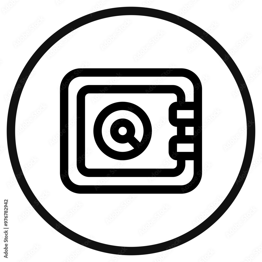 Editable deposit box, safebox vector icon. Part of a big icon set family. Perfect for web and app interfaces, presentations, infographics, etc Editable deposit box, safebox vector icon. Part of a big icon set family. Perfect for web and app interfaces, presentations, infographics, etc