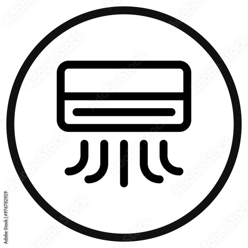 Editable air conditioner vector icon. Part of a big icon set family. Perfect for web and app interfaces, presentations, infographics, etc