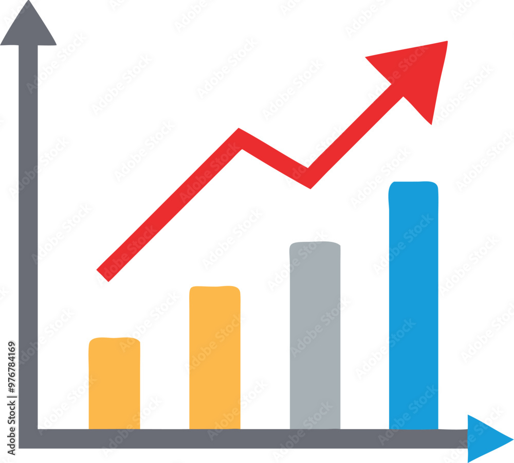 Bar Chart Vector Icon. Flat icon isolated on the white background. Editable EPS file. Vector illustration. Bar Chart Vector Icon. Flat icon isolated on the white background. Editable EPS file. Vector illustration.