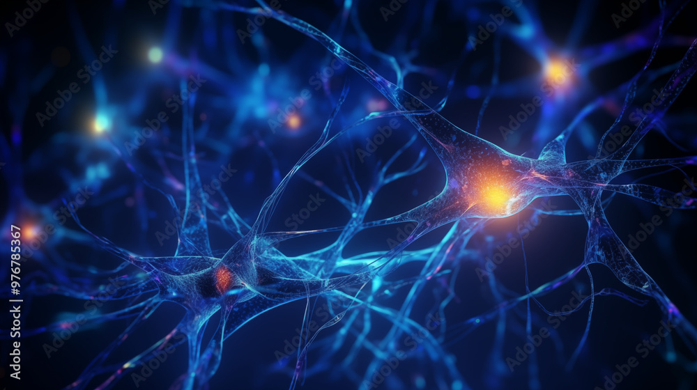 Abstract light fractal background with glowing blue patterns and space-themed energy effects Abstract light fractal background with glowing blue patterns and space-themed energy effects