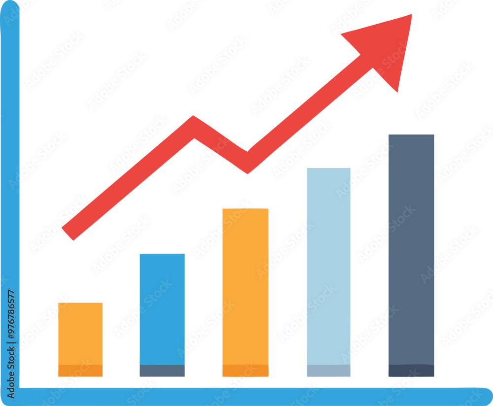 Bar Chart Vector Icon. Flat icon isolated on the white background. Editable EPS file. Vector illustration. Bar Chart Vector Icon. Flat icon isolated on the white background. Editable EPS file. Vector illustration.