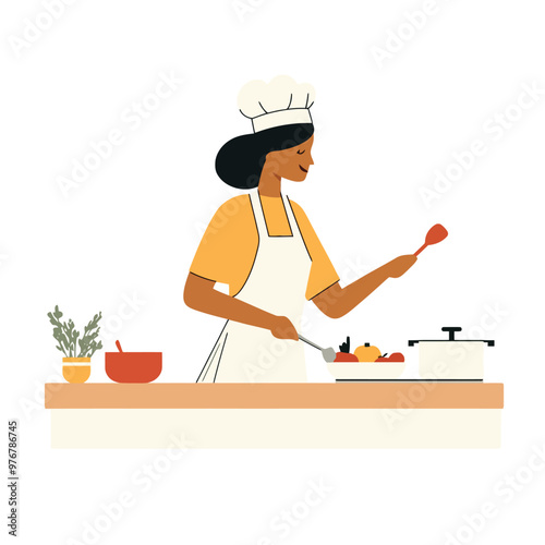 chef in kitchen