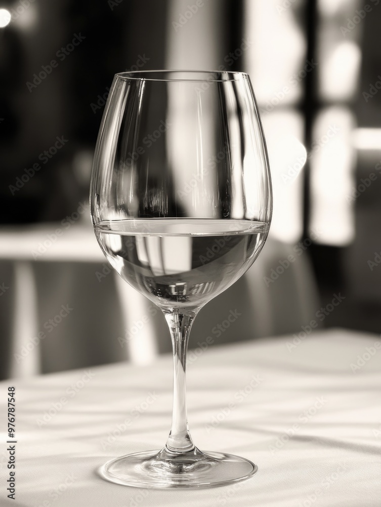 Obraz premium Wine Glass on Table
