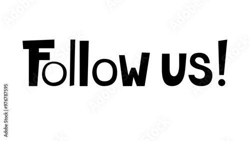 Call to subscribe to an account. Text in English for promoting blogs in social media. Hand drawn vector illustration isolated on transparent background.