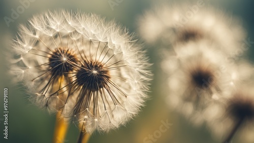dandelion in the wind