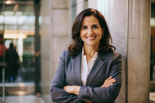 portrait of a happy successful business woman