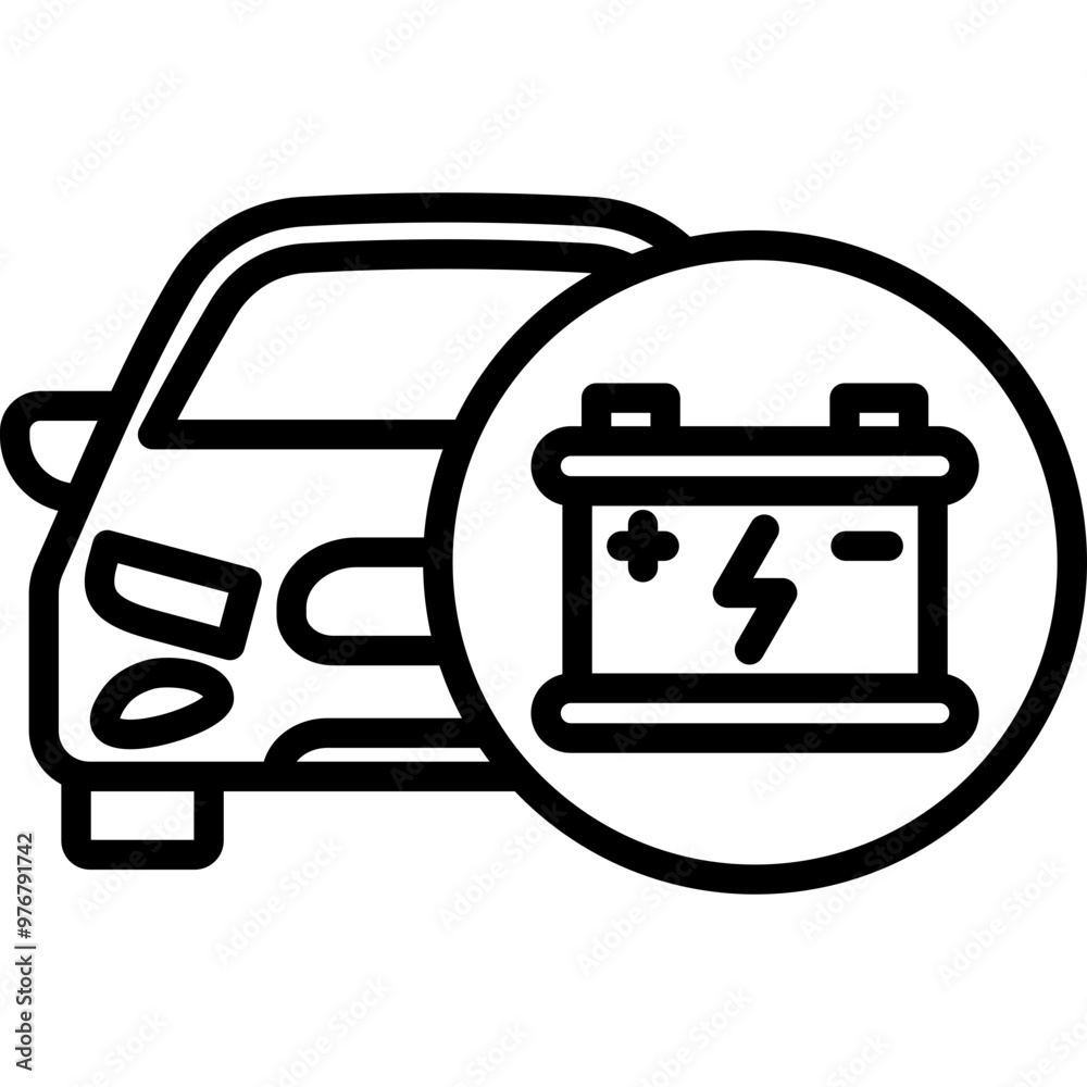 Car Battery Icon