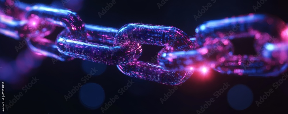 Glowing Blockchain Chains in Decentralized Digital Network
Glowing Blockchain Chains in Decentralized Digital Network