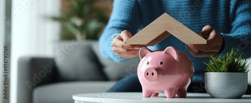 The Piggy Bank with Roof photo