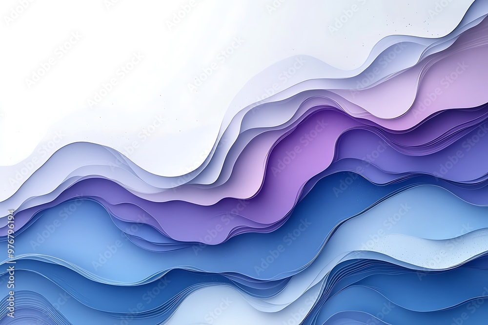 Abstract waves in soft colors create a serene visual effect. Abstract waves in soft colors create a serene visual effect.