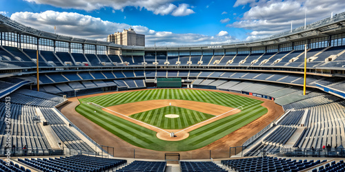 Baseball stadium in the Bronx, NYC , sports, MLB, Yankees, team, players, game, fans, stadium, field, home run photo