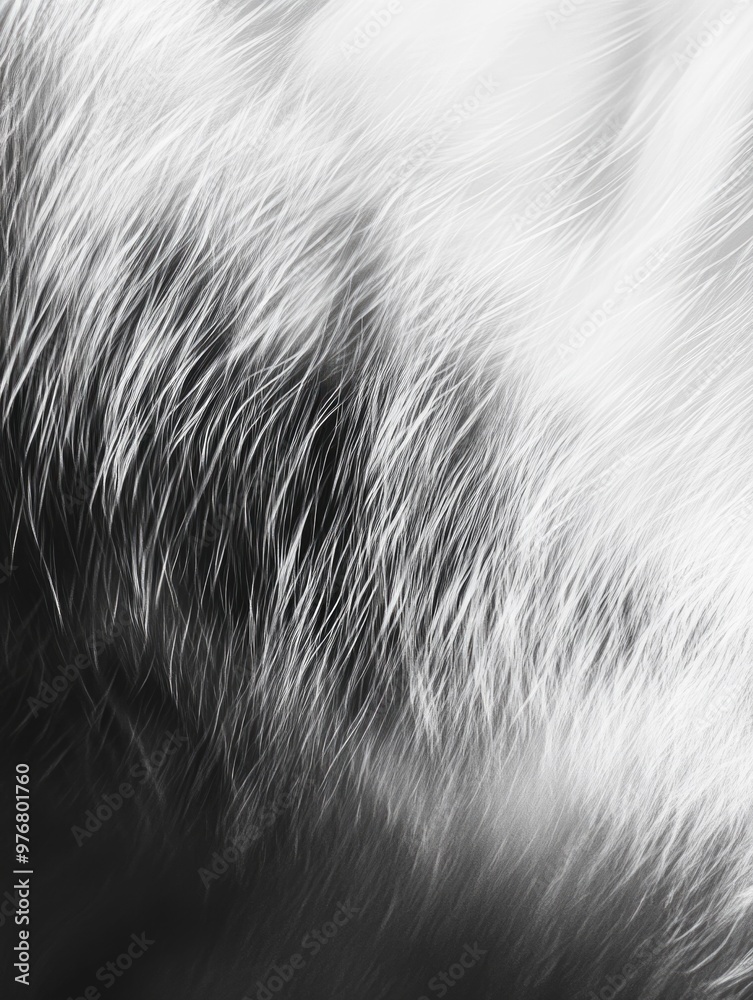 Dog's Fur Close-up Dog's Fur Close-up