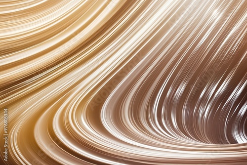 Ivory Swirl Cascade: Vibrant Motion with Radiant Shimmering Streaks and Soft Layers