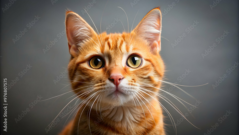 Playful orange cat with long, noodle-like whiskers and bright eyes, cat, orange, whiskers, playful, cute, feline, pet, animal Playful orange cat with long, noodle-like whiskers and bright eyes, cat, orange, whiskers, playful, cute, feline, pet, animal