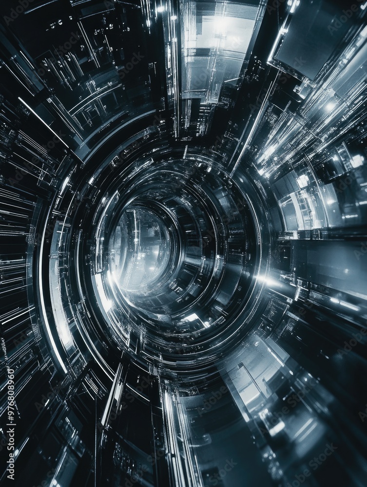 Obraz premium Futuristic Tunnel