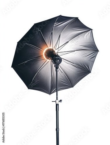 Umbrella Stand with White Background