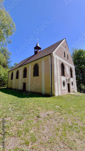 Polish church in the city of Krzeszow photo