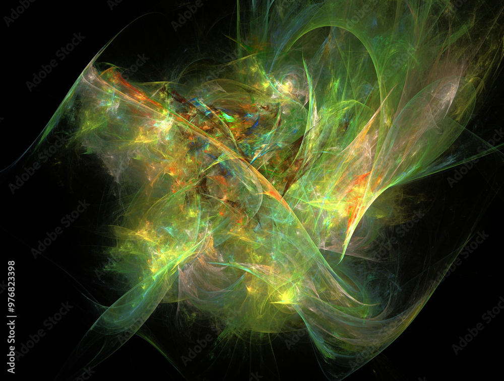 Imaginatory fractal abstract background Image