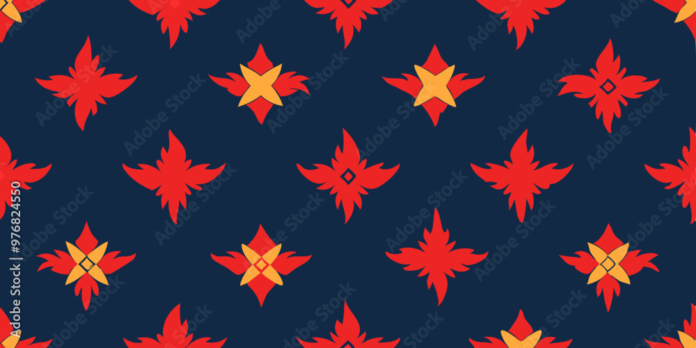 Fabric Seamless Pattern groovy style Fabric Seamless Pattern groovy style