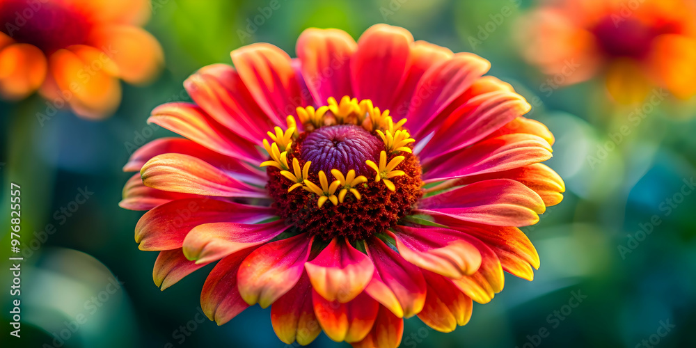 Close up of a vibrant Bracca flower, Bracca, flower, close up, bloom, petal, vibrant, colorful, nature, flora, botanical, beauty