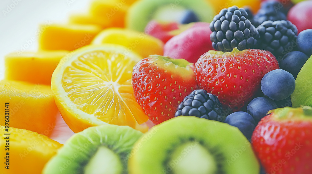 Fruit background. Close-up photo of fresh fruit Fruit background. Close-up photo of fresh fruit