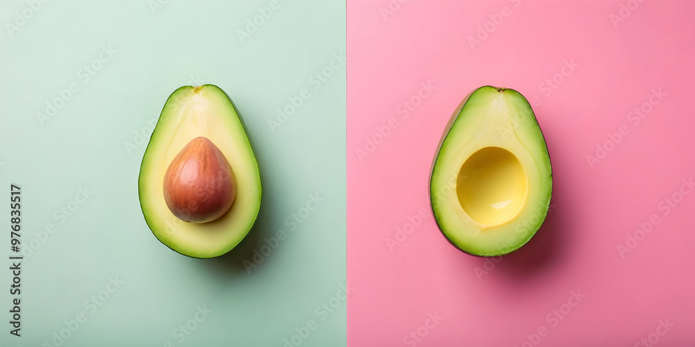 Half and full raw avocado minimalism pastel, avocado, minimalism, pastel, green, fresh, healthy, organic, natural, fruit Half and full raw avocado minimalism pastel, avocado, minimalism, pastel, green, fresh, healthy, organic, natural, fruit