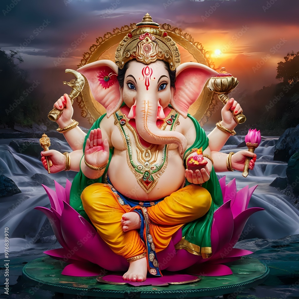 Serene Deity of Wisdom and Prosperity Serene Deity of Wisdom and Prosperity