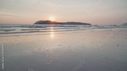 Wallpaper Mural Awesome sunset view of Cenang Beach on Langkawi island, Malaysia Torontodigital.ca