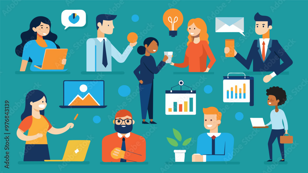 Digital business concept illustrations,mega set collection of scenes with men Digital business concept illustrations,mega set collection of scenes with men