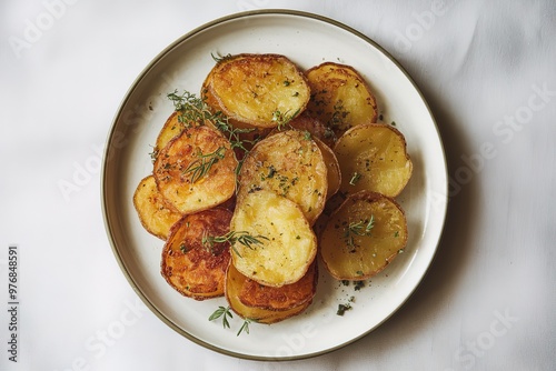 golden brown, crispy fried potatoes