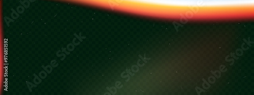 Old film overlay light leak, light film texture with noise on transparent background