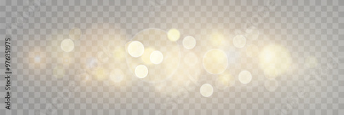 The dust sparks and golden stars shine with special light. Vector sparkles on a transparent background. . Stock royalty free vector illustration. PNG	
