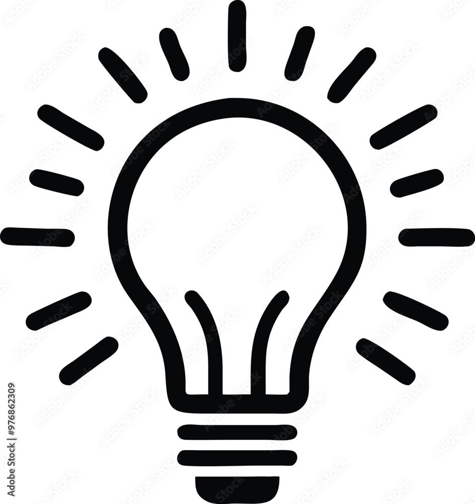 Light bulb icon. light lamp. Vector illustration Light bulb icon. light lamp. Vector illustration