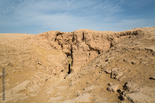 The ruins of an ancient Zoroastrian Tower of Silence photo