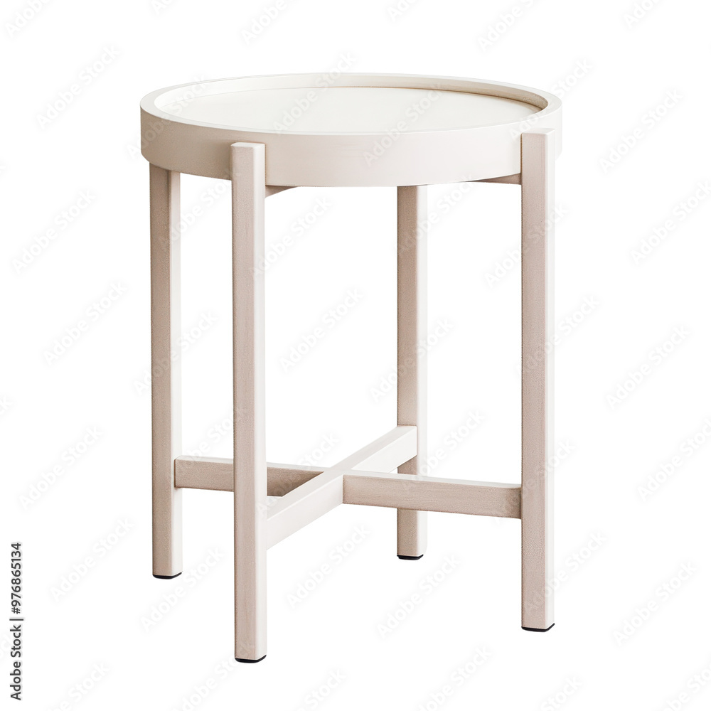 A stylish round side table with a minimalist design, perfect for modern interiors and versatile home decor. A stylish round side table with a minimalist design, perfect for modern interiors and versatile home decor.