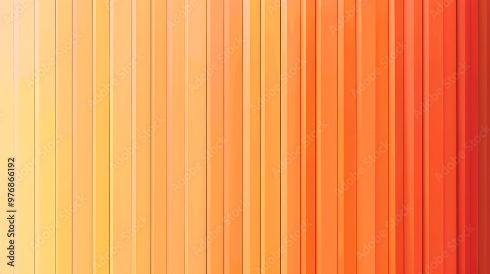 Fototapeta premium A gradient of warm colors transitioning from yellow to orange, creating a vibrant visual effect.