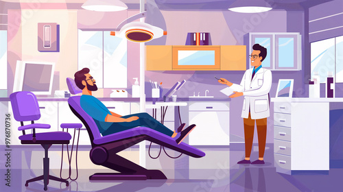 Dental Examination in a Modern Medical Setting