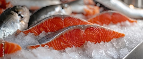 The Fresh Salmon on Ice photo