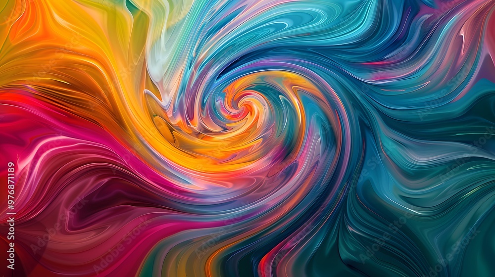 Vibrant Color Swirls: A vibrant abstract background with swirling colors and fluid patterns, evoking a sense of motion and energy.
Vibrant Color Swirls: A vibrant abstract background with swirling colors and fluid patterns, evoking a sense of motion and energy.